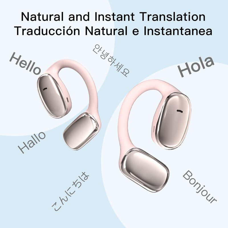 Z-ZIHNIC S11 AI Translation Earbuds 2026 New Model, Real-Time Voice Translator in 200+ Countries & 134 Languages via App, Bluetooth 5.4, IPX5 Waterproof, Hifi Sound, Wireless Earphones for Travel & Sports