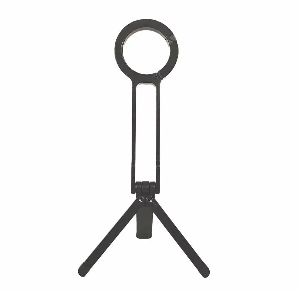 Alloy Phone Tripod Safety Buckle, Suitable for Iphone Portable Double-Sided Magnetic Tripod Desktop Phone Handle Holder