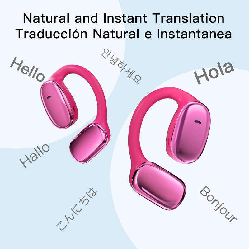 Z-ZIHNIC S11 AI Translation Earbuds 2026 New Model, Real-Time Voice Translator in 200+ Countries & 134 Languages via App, Bluetooth 5.4, IPX5 Waterproof, Hifi Sound, Wireless Earphones for Travel & Sports