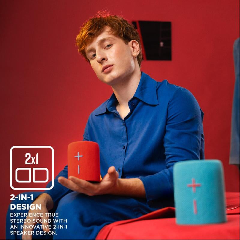 Black Friday Deal: TWIN-2 Portable Bluetooth Speaker - 2-in-1 Magnetic Design, IPX4 Water Resistant, 10H Playtime, TWS Pairing, FM Radio - Perfect for Home, Parties, Outdoor & Holiday Gifts!