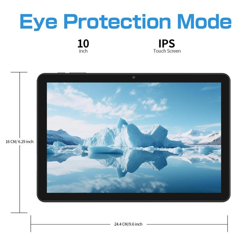 10.1-Inch Android Tablet with Bluetooth Keyboard & Mouse - Powerful Octa-Core, 8GB RAM, 64GB Storage, Ultimate Productivity on the Go!